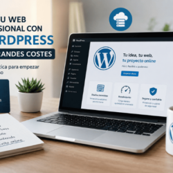 Guía práctica para crear una web profesional en WordPress sin empezar con grandes costes