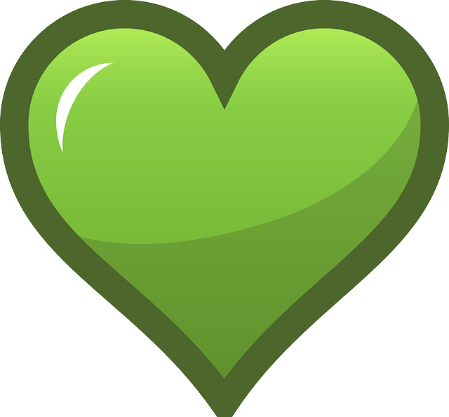 Emoji de corazón verde 💚 ♡corazonsimbolo.es